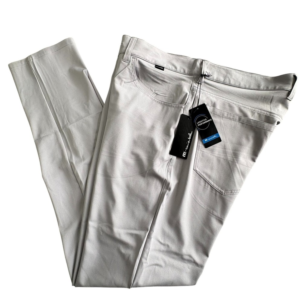 Travis Mathew Alta Cresta Golf Pants Mens 30 x 31 Gray Performance Stretch NWT
